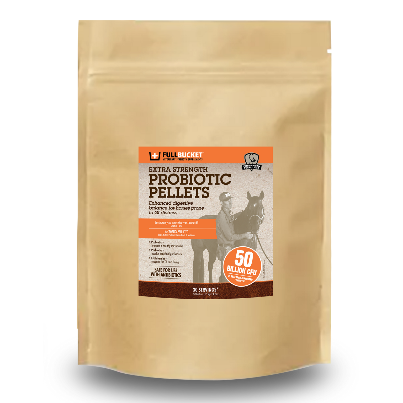 Equine Extra Strength Probiotic Pellets