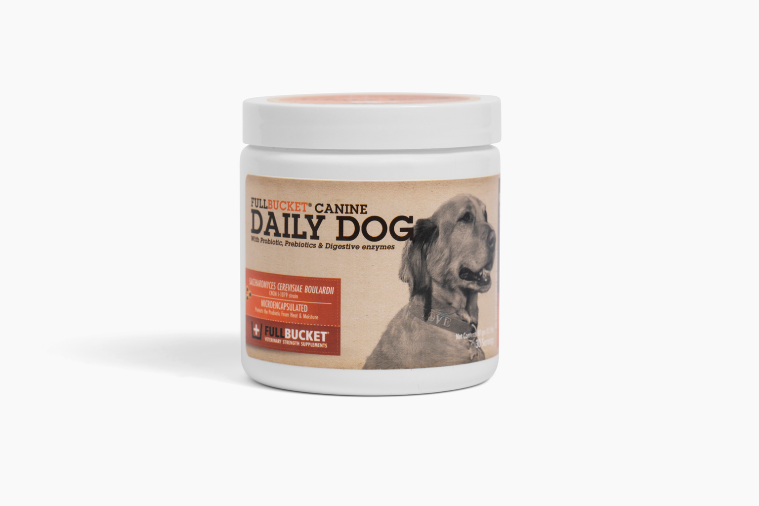 Fullbucket Daily Dog 30 serving front